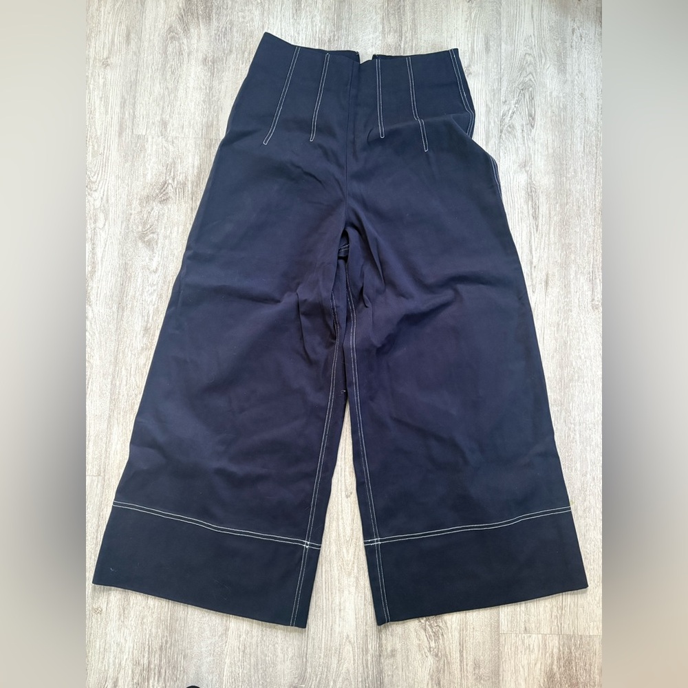 Scotch & Soda Dark Blue Pants with White Accents